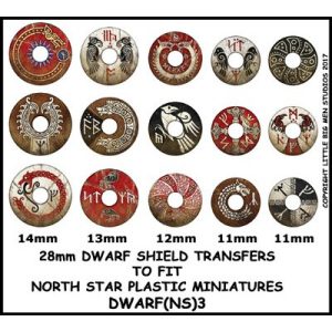 Dwarf Shield Transfers 3 1