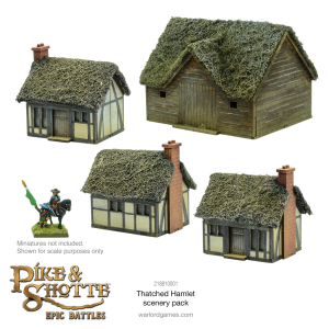 Pike & Shotte Epic Battles - Thatched Hamlet Scenery Pack 1