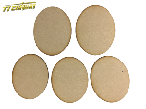 5x 120mm x 95mm Oval Bases 1
