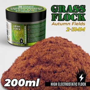 Static Grass Flock 2-3mm - AUTUMN FIELDS - 200 ml 1