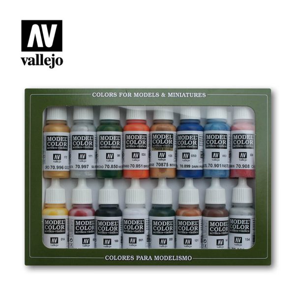 AV Vallejo Model Color Set - Folkstone Basics (x16) 1