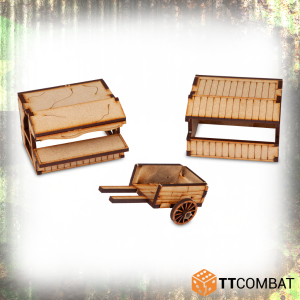 25mm Village Market Stalls 1