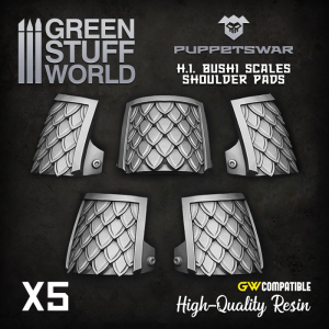 Bushi Scales shoulder pads 2 1