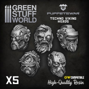 Techno Viking heads 1