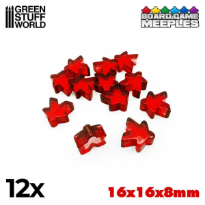 Meeples 16x16x8mm - Red 1