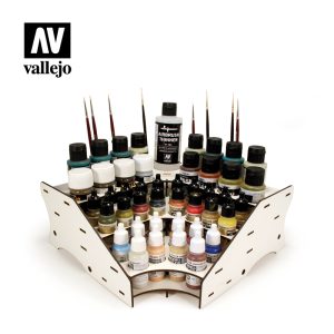 AV Acrylics - Paint Stand (Corner Module) 1