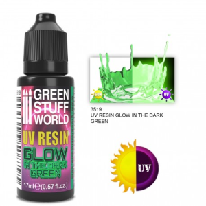 UV RESIN 17ml GREEN - Glow in the Dark 1