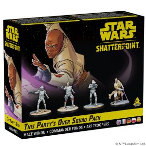 Star Wars Shatterpoint: This Party's Over (Mace Windu) Squad Pack 1