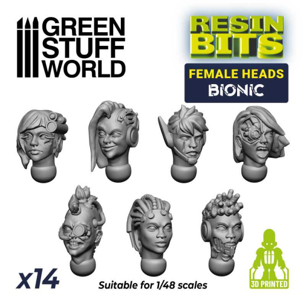 Female Heads - Bionic 1
