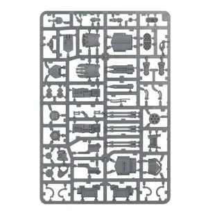 Adeptus Titanicus: Reaver Gatling Blaster, Power Fist, Laser Blaster and Apocalypse Missile Launcher Weapons Sprue 1