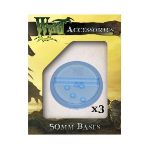 Blue 50mm Translucent Bases - 3 Pack 1