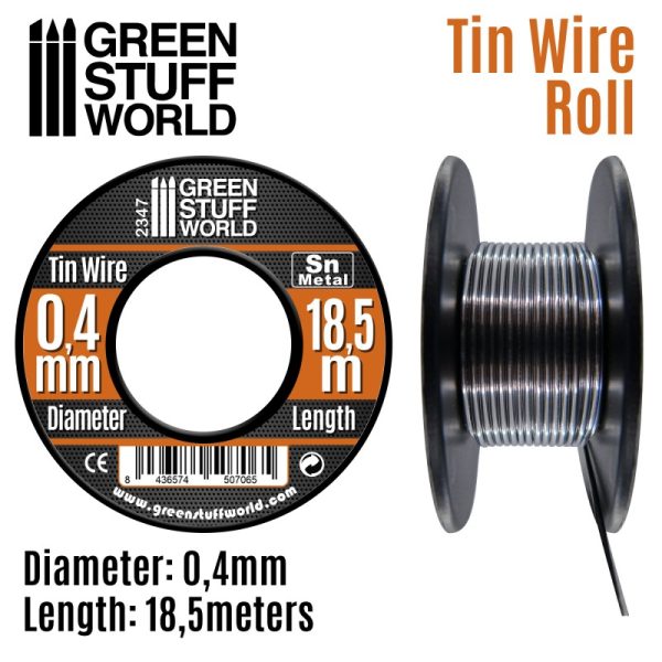 Flexible tin wire roll 0.4mm 1