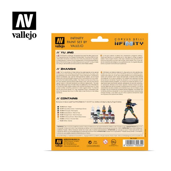 AV Vallejo Model Color Set - Infinity Yu Jing Exclusive 2
