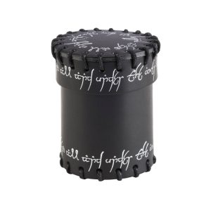 Elvish Black Leather Dice Cup 1