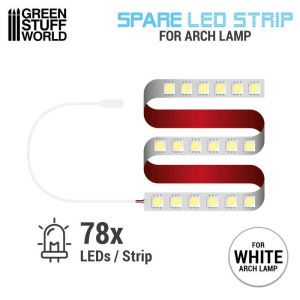 Replacement LED Strip for Arch Lamp: Faded White 1