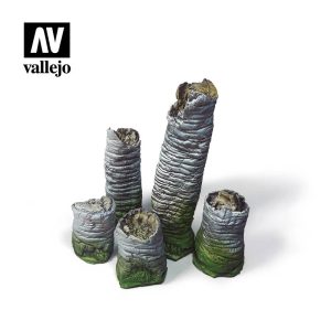Vallejo Scenics - Scenery: Broken Palm Trunks 1