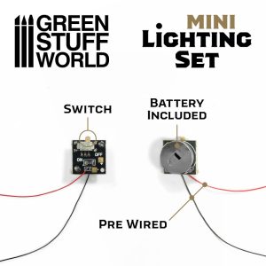 Mini lighting Set With switch and CR927 Battery 1