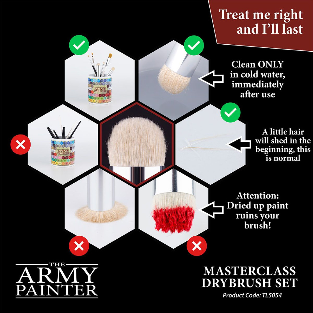 Masterclass Drybrush Set - Accessories and Supplies » The Army