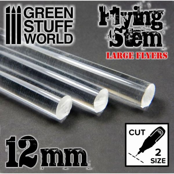 Acrylic Rods - Round 12 mm CLEAR 1