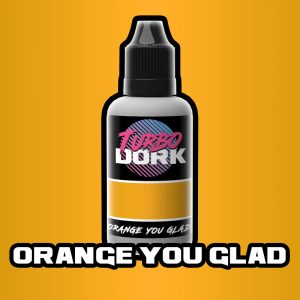 Turbo Dork: Orange You Glad Metallic Acrylic Paint 20ml 1