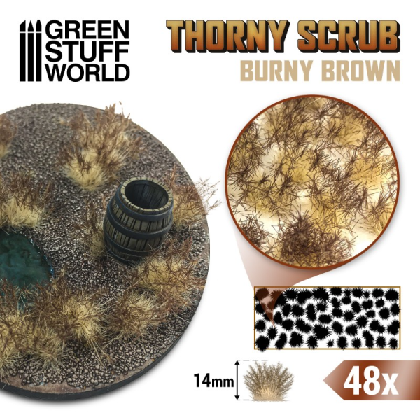 Thorny Scrubs Tufts - Burny Brown 1
