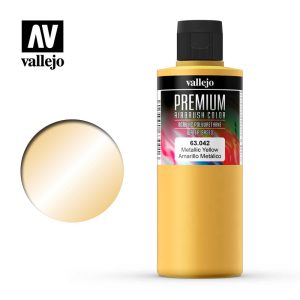 Vallejo Premium Color - 200ml Pearl & Metallics Yellow 1