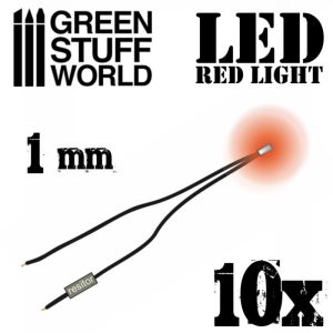 Red LED Lights - 1mm 1
