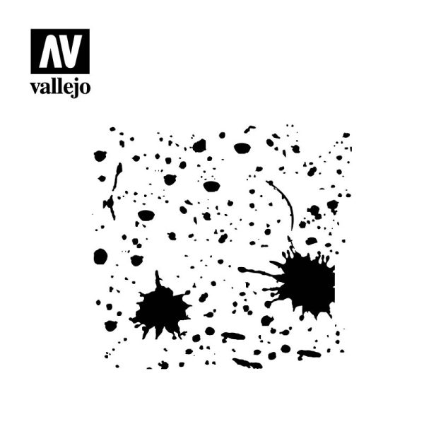 AV Vallejo Stencils - 1:35 Splash & Stains 2