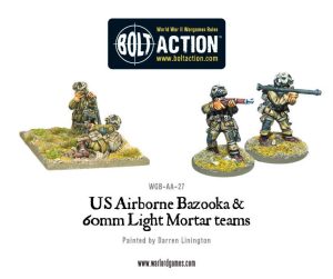 US Airborne Bazooka & 60mm light mortar team 1