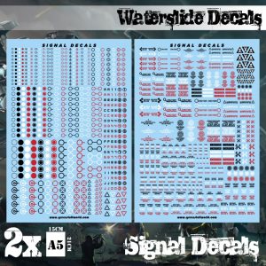 Waterslide Decals - Robot Signals 1