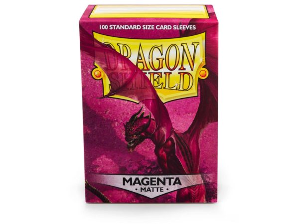 Dragon Shield Sleeves Matte Magenta (100) 3
