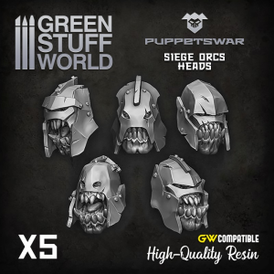 Siege Orcs Heads 1