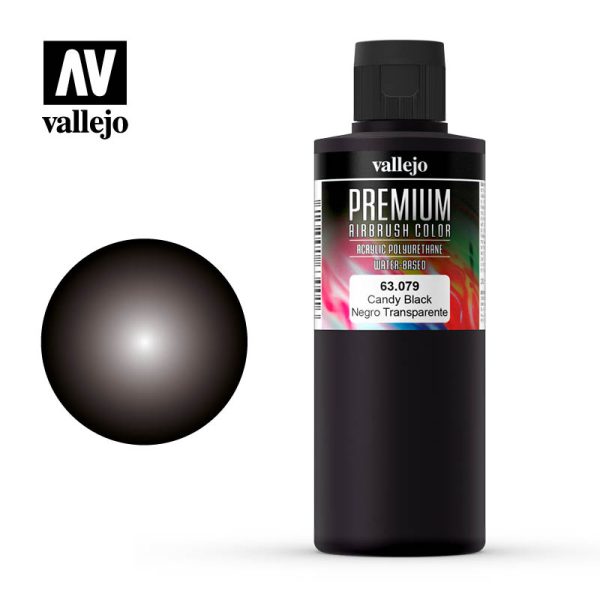AV Vallejo Premium Color - 200ml - Candy Black 1