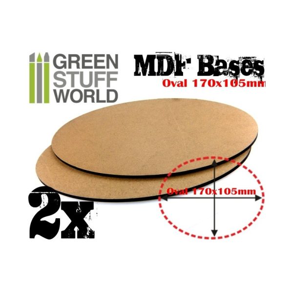 MDF Bases - Oval 170x105mm 1