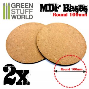 MDF Bases - Round 130mm 1