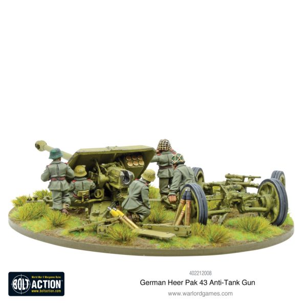 German Heer Pak 43 Anti-Tank Gun 5