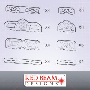 Complex Red - Barrier & Barricade Set 1
