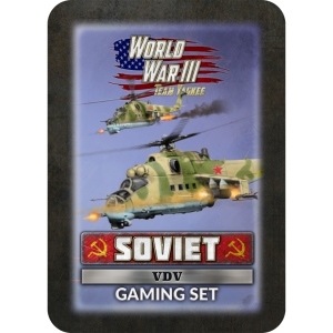 Soviet VDV Gaming Set (x20 Tokens, x2 Objectives, x16 Dice) 1