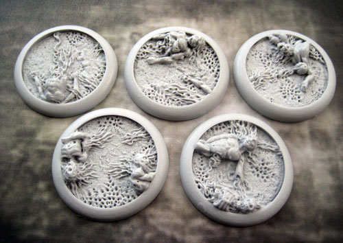Round Lip: 40mm Corpse Fields Bases 1