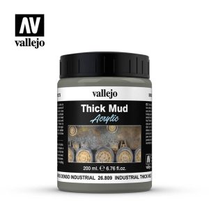 Vallejo Weathering Effects 200ml - Industrial Thick Mud 1