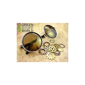 Retro SteamPunk goggles - GOLD frame 1