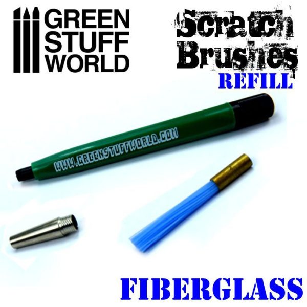 Scratch Brush Set Refill – Fibre Glass 2