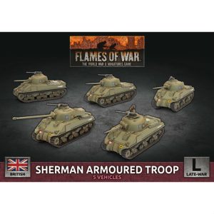 British Sherman Armoured Troop 1
