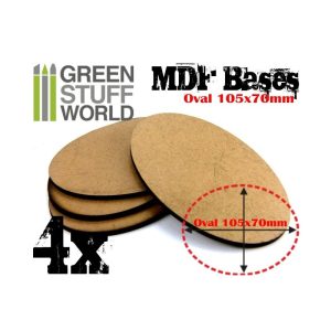 MDF Bases - AOS Oval 105x70mm 1