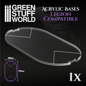 Acrylic Bases - Oval Pill 100x175 mm 1
