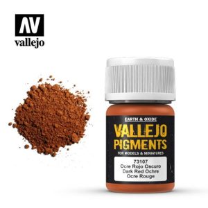 Vallejo Pigment - Dark Red Ocre 1