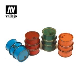 Vallejo Scenics - 1:35 Civilian Fuel Drums 1