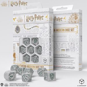 Harry Potter Slytherin Modern Dice - White 1