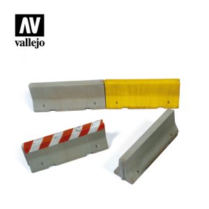 Vallejo Scenics - 1:35 Concrete Barriers 1