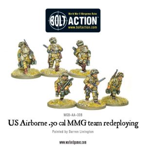 US Airborne 30 Cal MMG team redeploying 1
